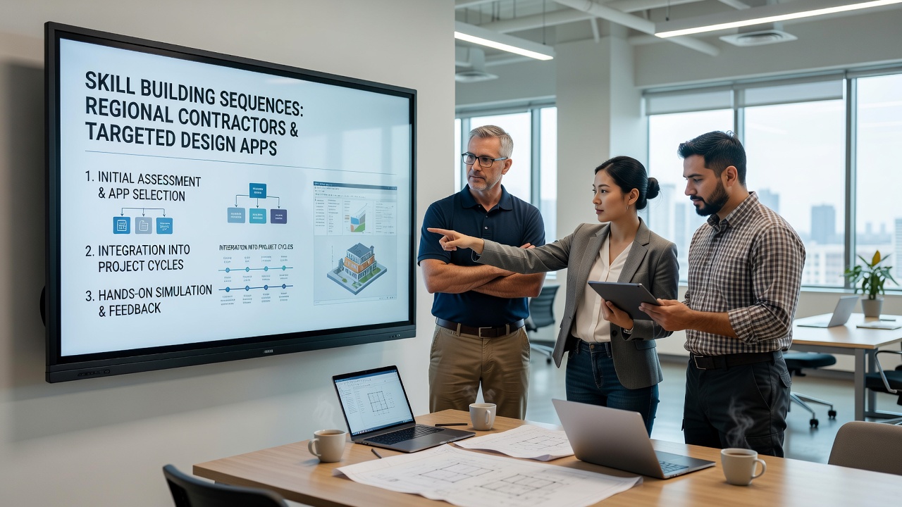 Examining Skill Building Sequences Among Regional Contractors Adopting Targeted Building Design Applications in Everyday Project Cycles